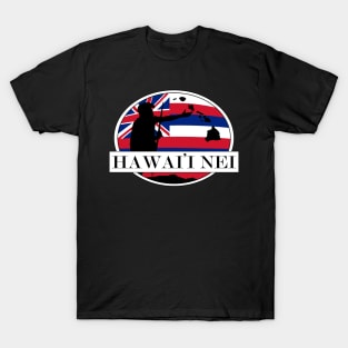 Hawai'i Nei Hawaii Flag by Hawaii Nei All Day T-Shirt